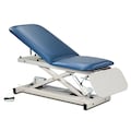 Clinton Open Base Power Casting Table w/ Clinton Leg Rest Color: Warm Gray 80350-3WG
